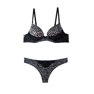 Slika: Leopard komplet double push up grudnjak i tange