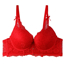 Slika: Crveni čipkasti push up grudnjak