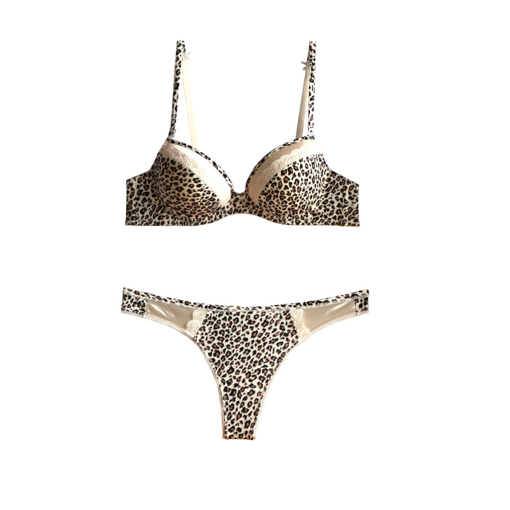 Slika od Leopard komplet push up grudnjak i tange